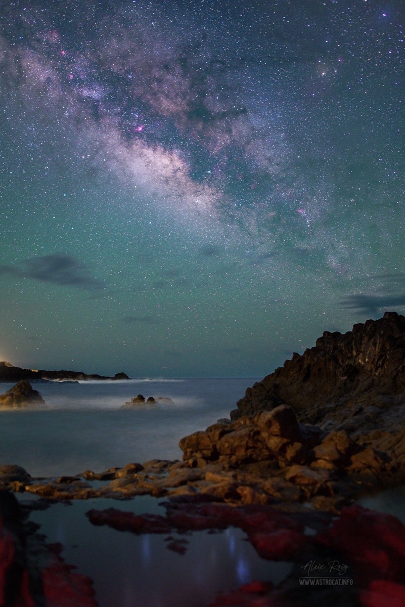 Paisaje nocturno de Fuencaliente