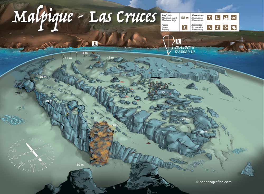 Sitio de buceo Malpique – Las Cruces