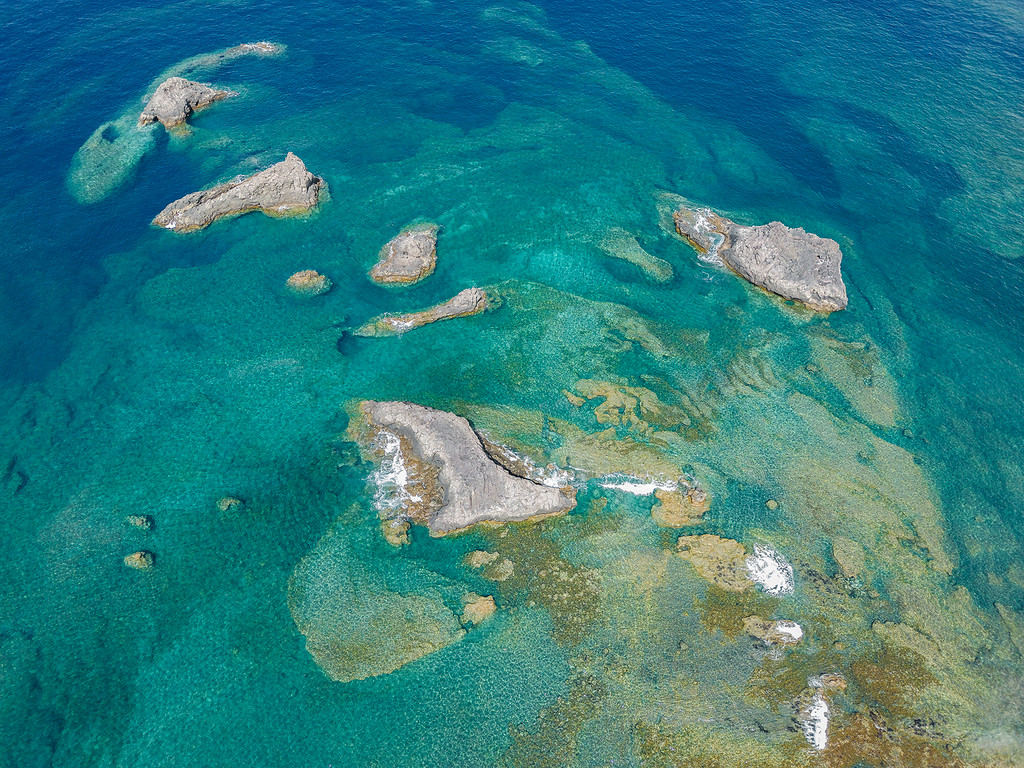 Fondos de Punta Larga desde el aire